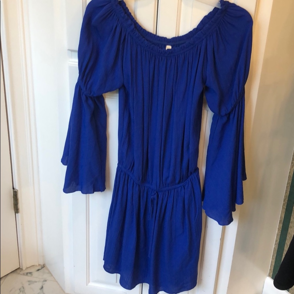 Elon Beach/pool Wear gathered waist dress.